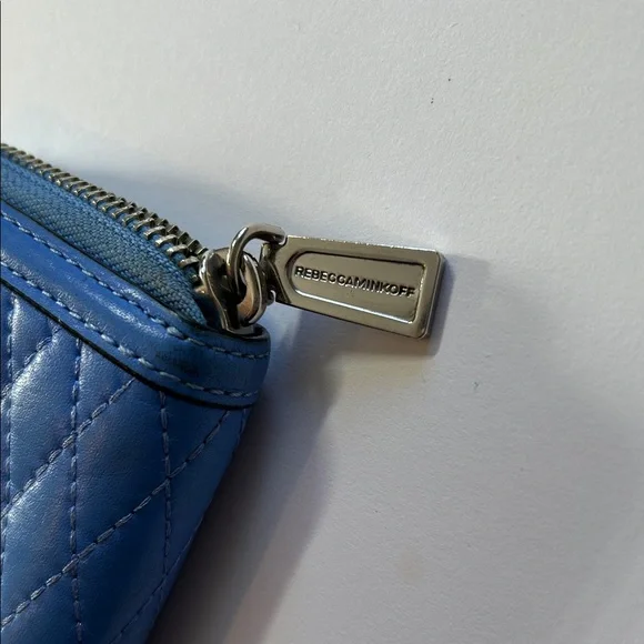Rebecca Minkoff Quilted Blue Wallet - Picture 2 of 6